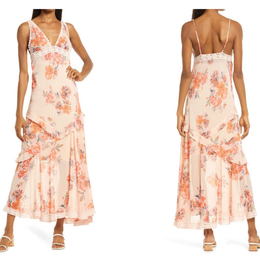 Free People Stay Awhile Maxi Slip